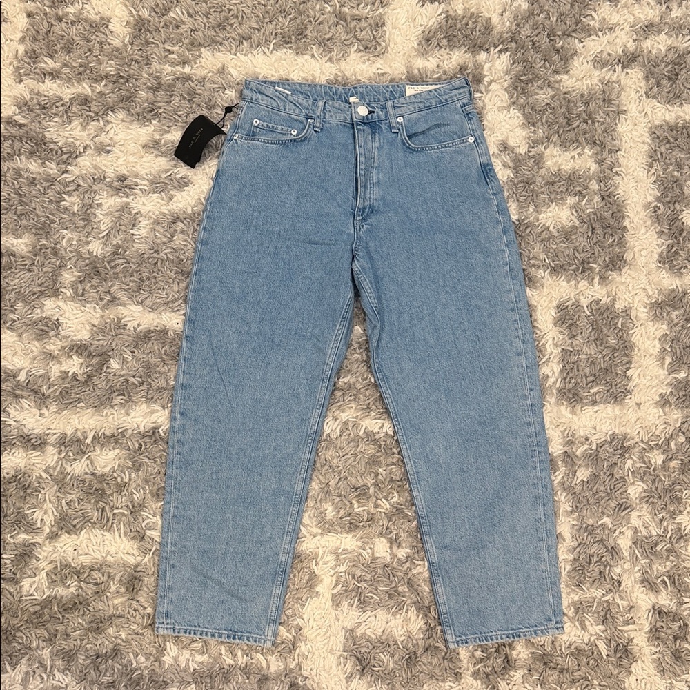 NWT Rag & Bone Alissa High Rise Barrel Leg Jean - Picture 2 of 5